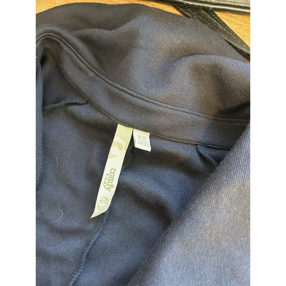 Comfy Usa Black Single Button Collared Jacket Lag… - image 3